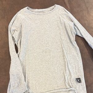 Nununu heather gray long sleeve tee